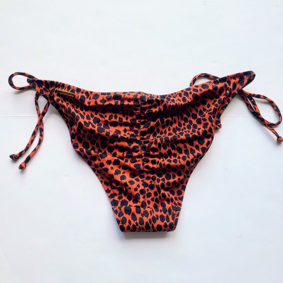 Victoria's Secret Cheetah Print Bottoms Rhythm Orange Bikini Top Mix & Match Set - Picture 6 of 11